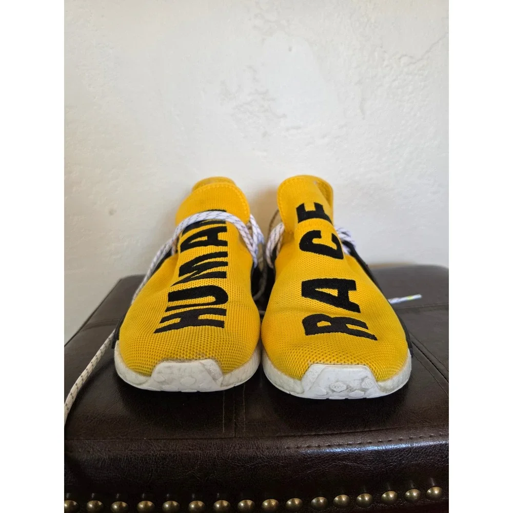 Pharrell Williams×Adidas Human Race Streatwear Statement Sporty Sneakers‎ sz 10